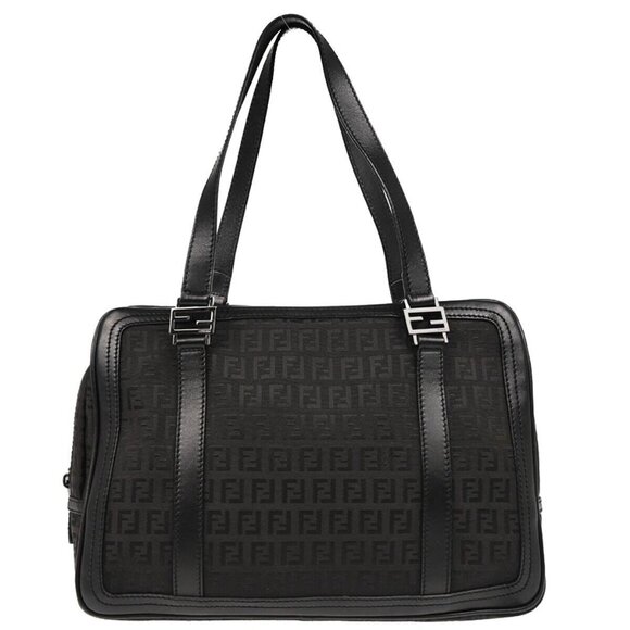 Fendi Black Zucchino Handbag 2288-8BL075-JQ5-059 115571 - Picture 1 of 10
